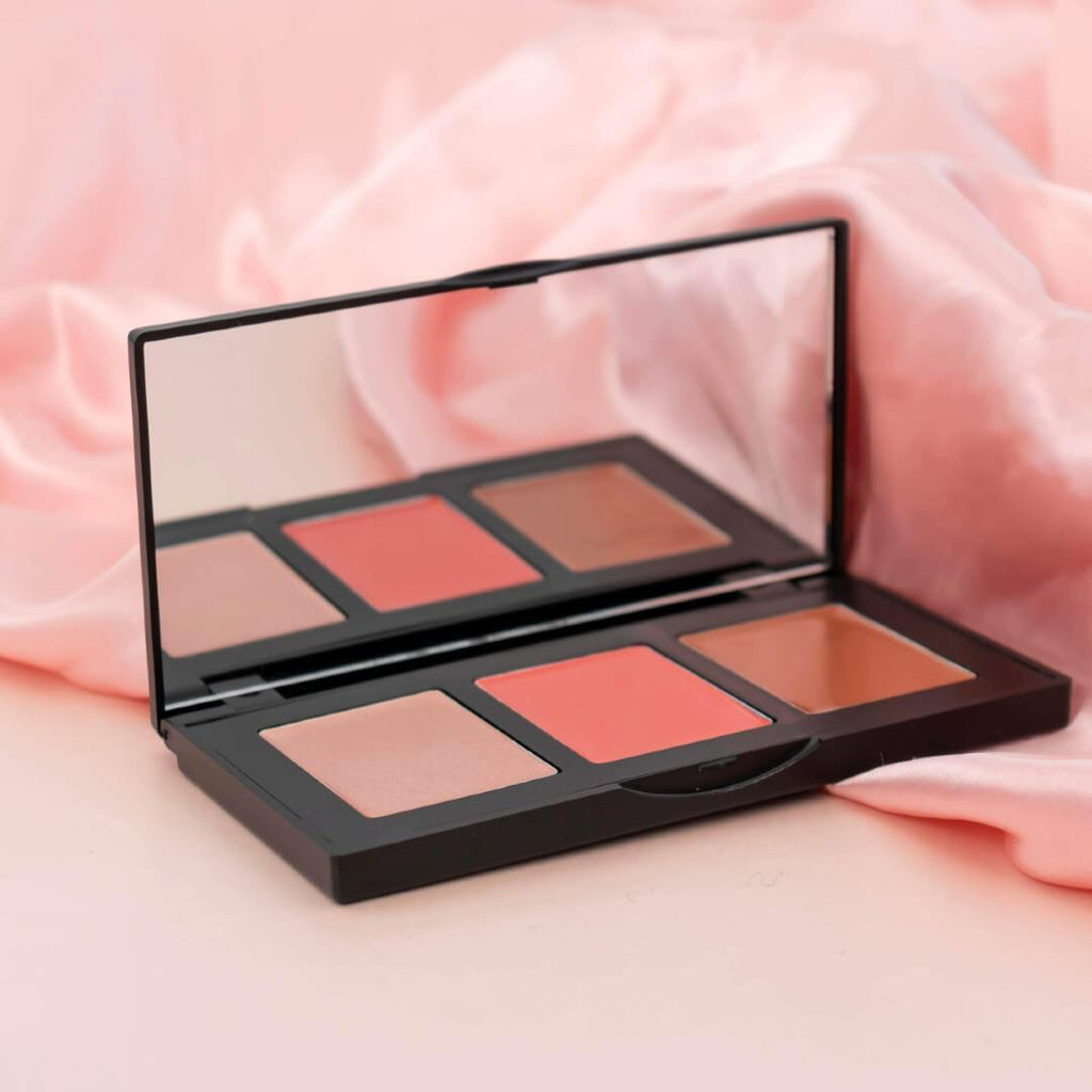 Palette trio en crème .