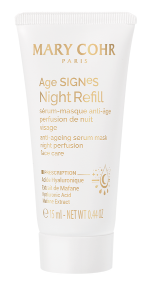 Sérum masque anti-âge perfusion de nuit.