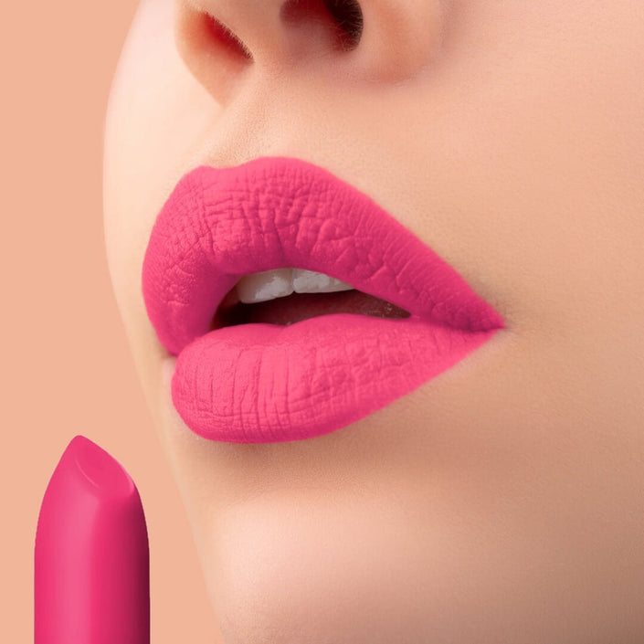 Rouge à lèvre fuchsia.#540 Paulette